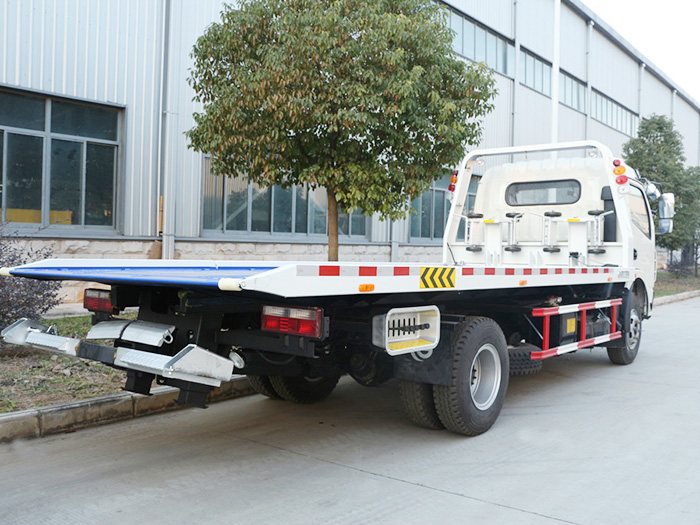 福田奧鈴藍(lán)牌一拖二平板清障車(chē)圖片4